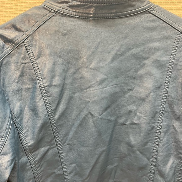 Christopher & Banks Faux Leather Jacket Sz L - Picture 6 of 11